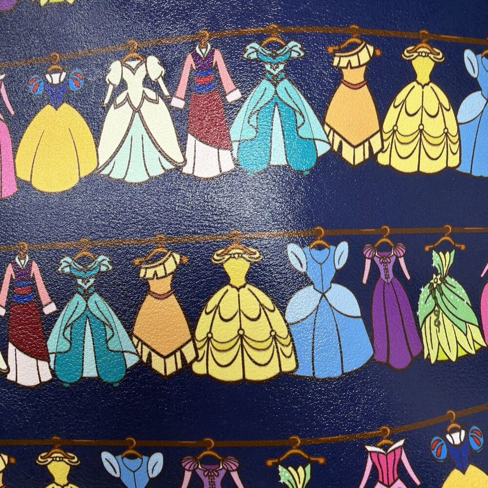 Loungefly Disney Princess Dress Wardrobe Backpack Wallet STORE MODEL - Picture 6 of 13